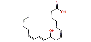 (6Z,10E,12Z,15Z)-9-Hydroxyoctadecatetraenoic acid